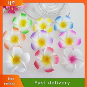 HB Summer Plumeria Flower Hair Clips For Women Girls Cute Hairpins Egg Flower Barrettes Hawaiian Wedding Party Hair Accessories
