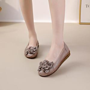 Sepatu new pita woman   clarkts flat wanita kulit Sepatu Wanita  melati Shoes