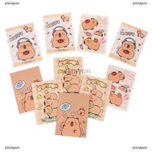 [COD] yixiayun 20 Pcs Kawaii Mini Capybara Notebook Mixed Cute Pocket Notebook Journals Diary Planning Memo Notepad Fun Cartoon Stationery Gift