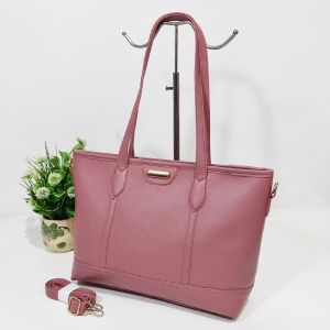 Tote Bag Wanita Elegan Rihaga Amelya Kulit PU Sintetis untuk Kerja