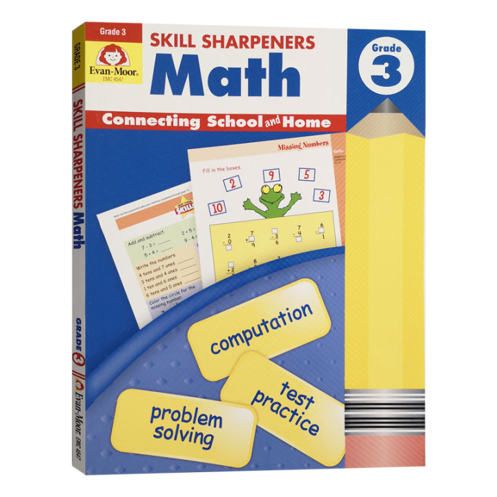 Evan-Moor Skill Sharpeners Math Workbook, Grade 3, Multiplication