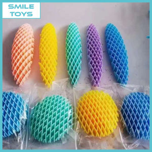 Smile - Mainan Anak Worm Fidget Toy 3D / Mainan Squishy Lentur / Mainan Viral Fidget Worm Pack