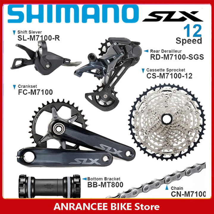 Cassette Shimano Slx M7100 Groupset Shimano SLX M7100 Groupset