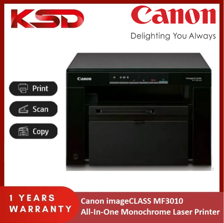 Canon Imageclass Mf3010 All In One Monochrome Laser Printer Home Office