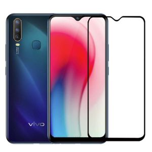 Clearance ฟิล์มกระจก Vivo แบบเต็มจอ 9D ของแท้ ทุกรุ่น! Vivo Y31Y15Y12S1Y95Y91V21V15 รุ่นกาวเต็มแผ่น อย่างดี ของแท้