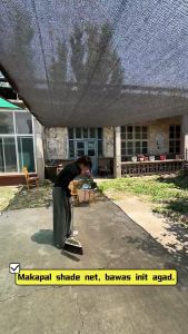 Heavy Duty Shade Net 10X Makapal 97% UV Protection Outdoor Garden Car Shed Sunshade with Free Rope Waterproof Sun Net