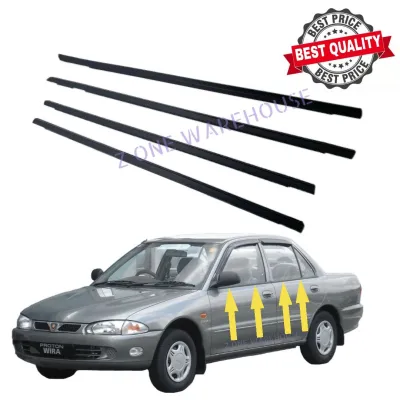 PROTON WIRA DOOR OUTER MOULDING / DOOR RUBBER / GETAH LUAR CERMIN