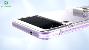 FLOVEME Matte Ultra-thin Phone Case For Samsung Galaxy Z Flip 6 Z Flip 5 Flip 4 Flip 3 5G With Ring Hard PC Shockproof Back Cover For Galaxy Z Flip6 Z Flip 5 Flip 4 Flip 3