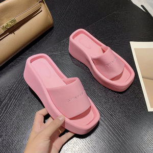 QDshop ลดกระหน่ำ👍 รองเท้าส้นหนาๆ รองเท้าแตะหญิง ใส่สบาย เสริมบุคลิกให้ดูดี ดูหรูหราผู้ดี สินค้าเป็นยางนิ๊มนิ่ม สวยไม่ไหว ชอบสีไหนกดใส่ตะกร้าได้เลยค่าาา รีบน้าก่อนของหมด✅