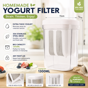 Lecon 1.5L Fully Automatic Yogurt Maker/Rice Wine Maker Home DIY Yogurt Tool/Comes with 7 Glass Jars