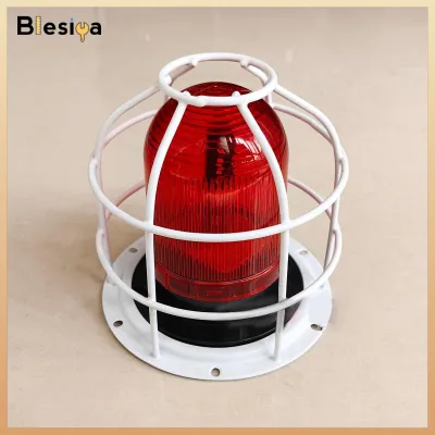 Blesiya Light Bulb Cage Guard Easy Installation Protection Simple for Alarm Light Metal Warning Light Protective Cover Bulb Lampshade
