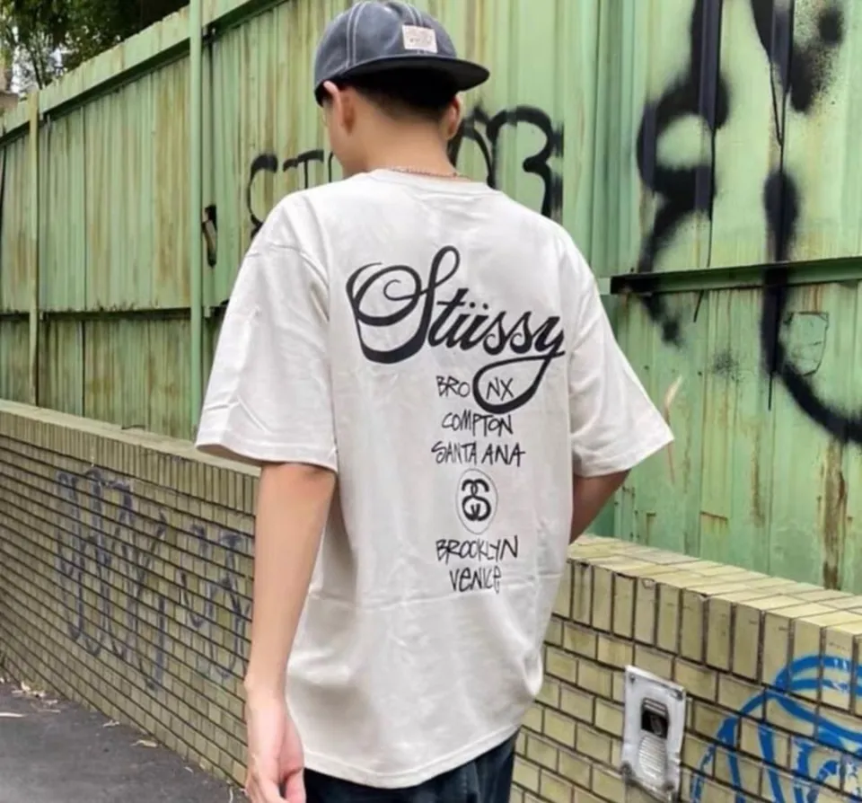 Stussy Clothing White Stussy Shirt Stussi Stussy Short-sleeved T
