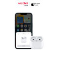 [Trả góp 0%] Tai nghe Bluetooth Apple AirPods 3 chính hãng (ZP/A) [Viettel Store]. 