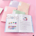 A4 Clearbook Paper Organizers Clear Folder Presentation Book Clear Pockets Art Portfolio Clear Book 30/60/80/100Pages. 