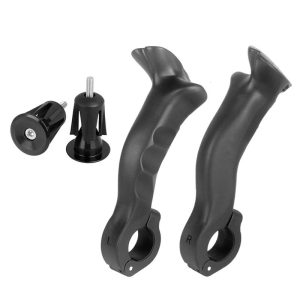 Xe đạp leo núi phó xử lý Nylon thanh tay cầm tay cầm xe đạp mở rộng tay lái chỗ đặt ngón cái điều chỉnh phần còn lại