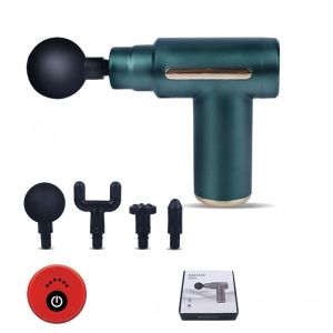 JE.ID Alat Pijat Elektrik Alat Pijat Refleksi Alat Terapi Otot Massager Gun Alat Pijat Getar Rechargeable 4 In 1 Alat pijat punggung  Rechargeable Versi Kecil Mewah