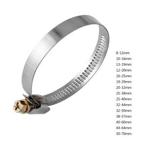 Upgrades Steel Water Pipe Clamp Set Tube Clamps Adjustable Tube Holders 10pcs for Enhances Durability & Leak Protections