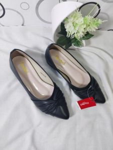 Sepatu Pantopel Wanita Kekinian Termurah/Slip on Mules Hak 3cm/pantopel  motif kupu