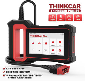 THINKCAR Thinkscan Plus S6 obd2 scanner full system ABS SRS AT ENG Scan Oil SAS EPB TPMS ETS Reset Obd2 Scanner for Auto Car Diagnostic Tools Obd Diagnosis Lifetime Update Code Reader