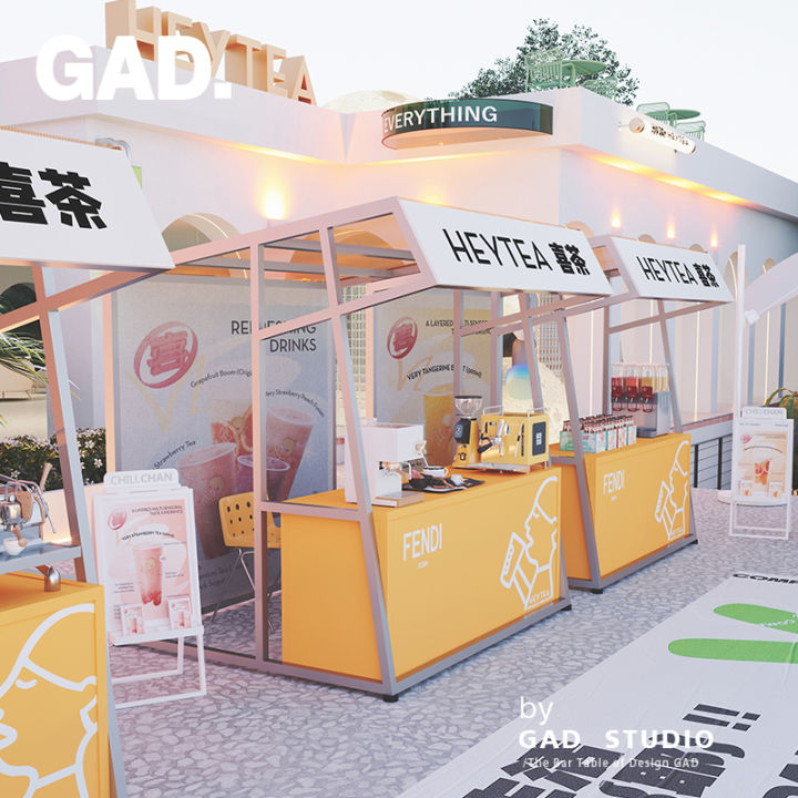 GAD galvanized steel booth stand market night market commercial street ...