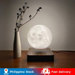 💥Dream Best🔥 Levitating Moon Lamp 3 Colors Floating Moon Lamp Spinning 3D Printing Magnetic Moon Night Light Unique Lamps Floating Globe - Cool Tech Gadgets Birthday Holiday Anniversary Christmas Gift