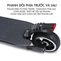 Xe scooter điện bánh 5,5 inch, Xe trượt gấp gọn có đèn led, tiện lợi lưu thông trên đường phố trật hẹp, tối đa 100kg, dáng thể thao, màn hình đồng hồ led thiết kế cao cấp, model mới nhất. 