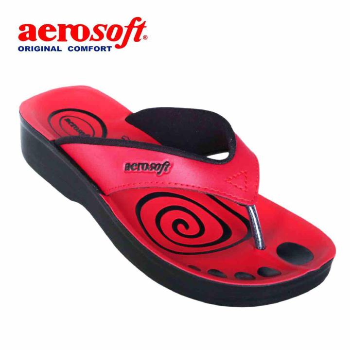Aerosoft Women Slipper Red Lazada