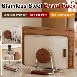 ชั้นวางเขียง เน้นประสบการณ์การใช้งาน ทําความสะอาดง่าย ที่วางใบมีด วัสดุเกรดอาหาร ระบายอากาศและระบายน้ำ