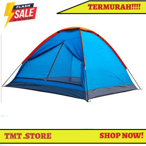 Tenda Camping Kapasitas Luas 3-4 Orang Tenda Gunung Tenda Camping Outdoor Tent Single Layer Outdoor Indoor Murah
