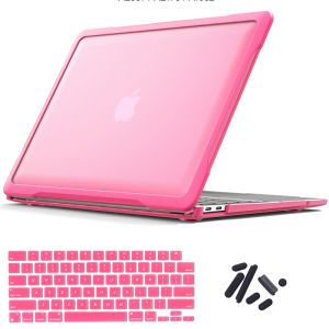 TPU Soft Frame Matte Hard Plastic transparent Case for 2022 2023 Macbook Air M2 Case pro 14 16 M1 air 13 inch A2681 A2337 A2338 A2442 A2485 A2289 A2251 Clear Cover Protect Shell Free keyboard cover&Screen Protector Film&Dust