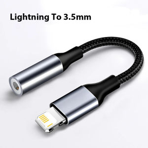 Lightning To 3.5mm Headphone Adapter 3.5 Mm Jack Adapter For IPhone 15 14 13 12 11 Pro Max XS XR X USB Type C AUX Cable Adapter