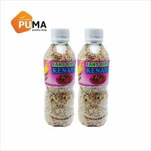 PAKAN BURUNG KENARI BOTOL FANS BIRD PAKAN MAKANAN BURUNG KENARI