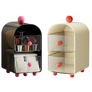 Large Capacity Teas Bag Organizer Capsules Coffee Box with Drawers for Kitchen and Office Cosmetics Storage Container