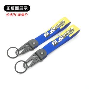 1PCS JDM Key Tag Racing Car Motorcycle Keychain Ring Car Lanyard Key Strap Car Accessories For Fake Taxi HKS Keychain