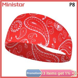 Ministar Hair Bands Elastic Yoga Hairbands Absorbing Sweat Headband Women Men Running Fitness Turban Outdoor Gym Head Wrap Bandana