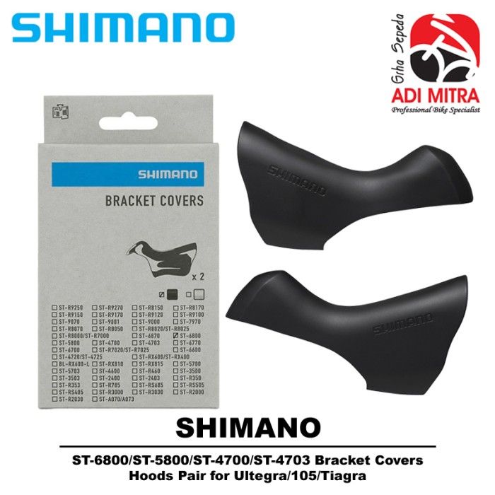 Shimano ST-6800/ST-5800/ST-4700/ST-4703 Hoods Pair for Ultegra/105