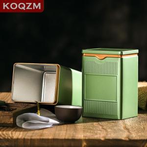 [COD] KOQZM KITCHEN Portable Tea Box Solid Color Tea Sealed Box Teaware Storage Container Tinplate Can Coffee Sugar Box Kitchen Storage
