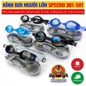 Kính Bơi Speedo 501 Người Lớn Tráng Gương Chống Tia UV Chống Mờ Chống Tụ Sương - Dây Đeo Silicone Co Dãn Tốt Ôm Khít Mắt Chống Nước Vào Mắt Tạo Cảm Giác Thoải Mái Khi Bơi