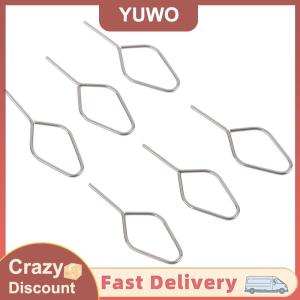 YUWO 10PCS Universal Metal Phone Sim Card Tray Pin Eject Removal Tools Needle Opener
