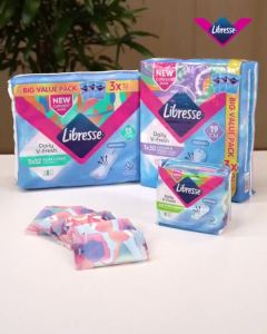 Ready To ShipLibresse Longer & Wider Slim Pantyliner 19cm (3x30s) - Breathable & No Crumple