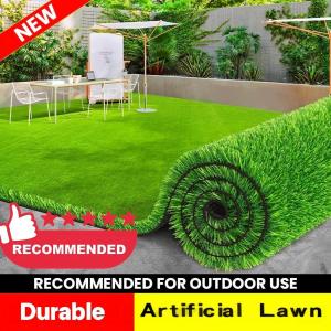 Premium Artificial Lawn Carpet Turf Mat with Dewatering Hole harmless and safe garden decoration Grass Green