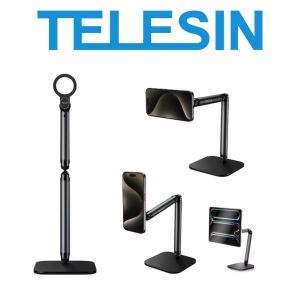 TELESIN Magnetic Phone Holder Desk Table Stand for Mobile Smartphone