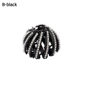 1 PCแฟชั่นHeadwearผู้หญิงBird NestขยายTail Bunผู้ถือกิ๊บติบผมเด็กผู้หญิงที่คาดผมVintage GeometricแบบคลิปClaw