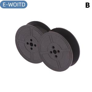 E-WOITD Máy đánh chữ Ribbon Twin spool máy đánh chữ Ribbon Đen Twin spool thay thế gói cho hầu hết các máy đánh chữ