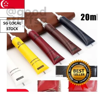 [SG FREE ] 20ml Eidechse Car Care Liquid Leather Repair Kit Auto Complementary Color Paste Car Seat Sofa Bag Scratch Cr