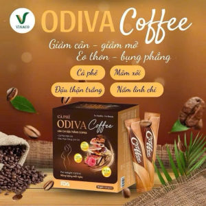 Odiva Coffee Chính Hãng Cao Cấp Hộp 15 Gói - Cà phê Odiva giảm cân hoàn hảo kiểm soát cân nặng an toàn giữ dáng đẹp da