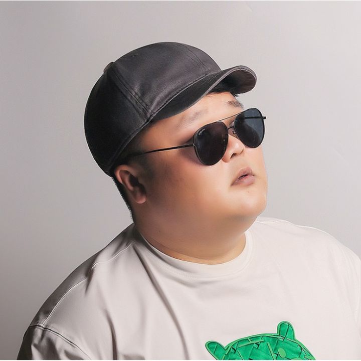 Big Head Size Fashion Short Brim Baseball Cap Men Women
