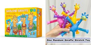 Kindergarten educational toys wear wreath giraffe arithmetic addition and subtraction parent-child interaction childrens teaching aids