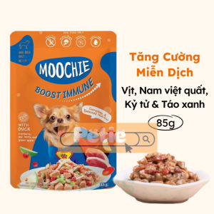 (HÀNG MỚI) Sốt Pate cho chó pate MOOCHIE - Gói 85gr tăng cường miễn dịch hỗ trợ tiêu hóa  Pate Mochie Mochi cho cún monge