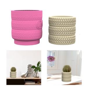 Đa năng lốp bình Khuôn Silicone đa năng Bộ đúc nhựa cho gia đình và trang trí văn phòng và lưu trữ
